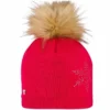 Bonnet Rossignol L3 W FILY FUR Red -Rossignol Vente bonnet rossignol l3 w fily fur red