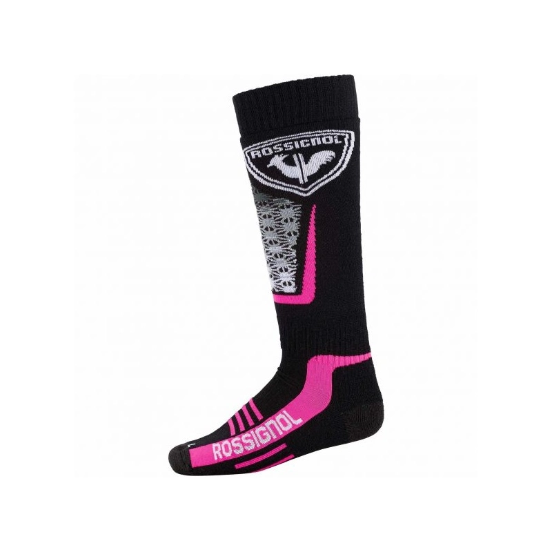 Chaussettes De Ski Rossignol W WOOL & SILK Fluo Pink 4 Chaussettes De Ski Rossignol W WOOL & SILK Fluo Pink – Image 2