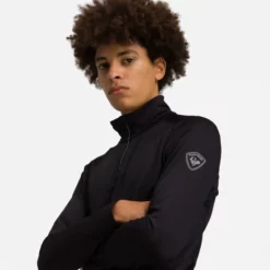 Sous-vêtement Rossignol CLASSIQUE ½ ZIP Black -Rossignol Vente classique 1 2 zip 4