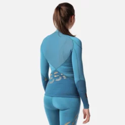 Haut Rossignol W INFINI COMPRESSION RACE Duck Blue -Rossignol Vente haut rossignol w infini compression race duck blue 1