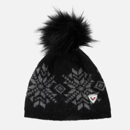 Bonnet D’hiver Rossignol L3 W SNOWFLAKE Noir 4 Bonnet D’hiver Rossignol L3 W SNOWFLAKE Noir -Rossignol Vente l3 w snowflake
