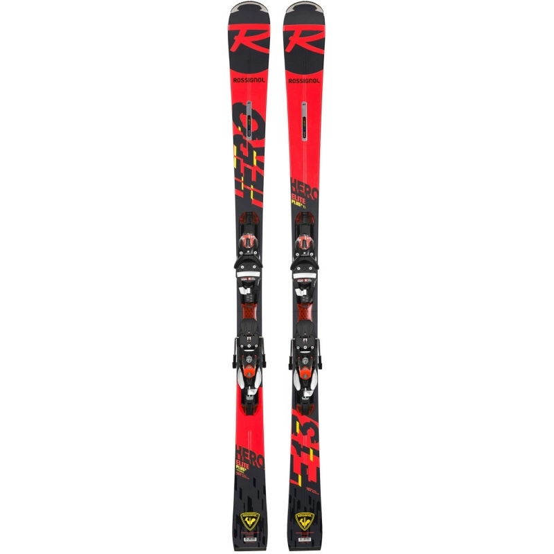 Pack De Skis Rossignol HERO ELITE PLUS TI + Fixations NX 12 KONECT GW B80 Black / Chrome 3 Pack De Skis Rossignol HERO ELITE PLUS TI + Fixations NX 12 KONECT GW B80 Black / Chrome