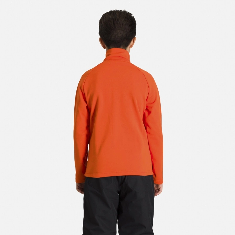 Polaire Rossignol BOY FZ CLIM Lava Orange 5 Polaire Rossignol BOY FZ CLIM Lava Orange – Image 3
