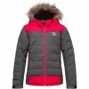 Rossignol GIRL BB POLYDOWN HEATHER JKT Gris/rose -Rossignol Vente rossignol girl bb polydown heather jkt grisrose