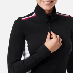 Sweat Rossignol X Tommy Hilfiger W UNDERLAYER Jet Black -Rossignol Vente sweat rossignol x tommy hilfiger w underlayer jet black 4