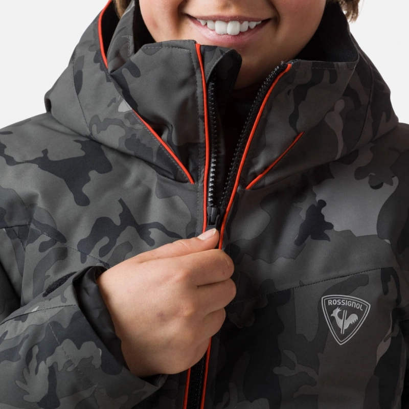 Veste De Ski Rossignol BOY FONCTION PR JKT Camo Grey 4 Veste De Ski Rossignol BOY FONCTION PR JKT Camo Grey – Image 2