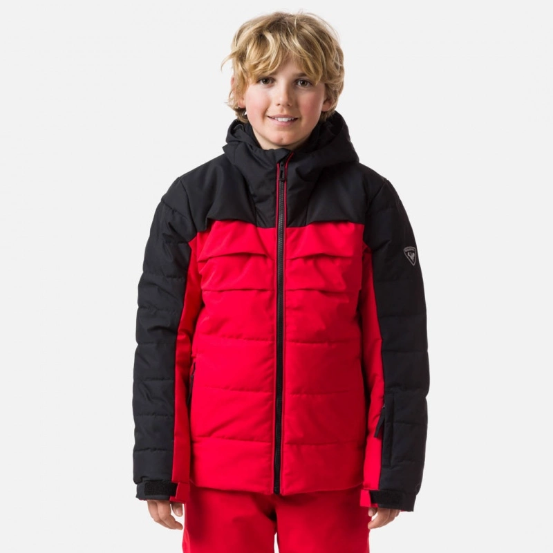 Veste De Ski Rossignol BOY POLYDOWN JKT Sports Red 3 Veste De Ski Rossignol BOY POLYDOWN JKT Sports Red