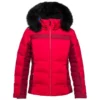 Veste De Ski Rossignol GIRL HIVER POLYDOWN Carmin -Rossignol Vente veste de ski rossignol girl hiver polydown carmin