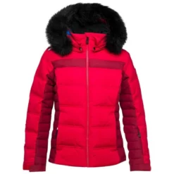 Veste De Ski Rossignol GIRL HIVER POLYDOWN Carmin