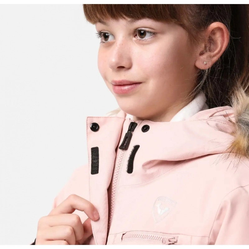Veste Rossignol GIRLS PARKA JACKET Rose 7 Veste Rossignol GIRLS PARKA JACKET Rose – Image 5