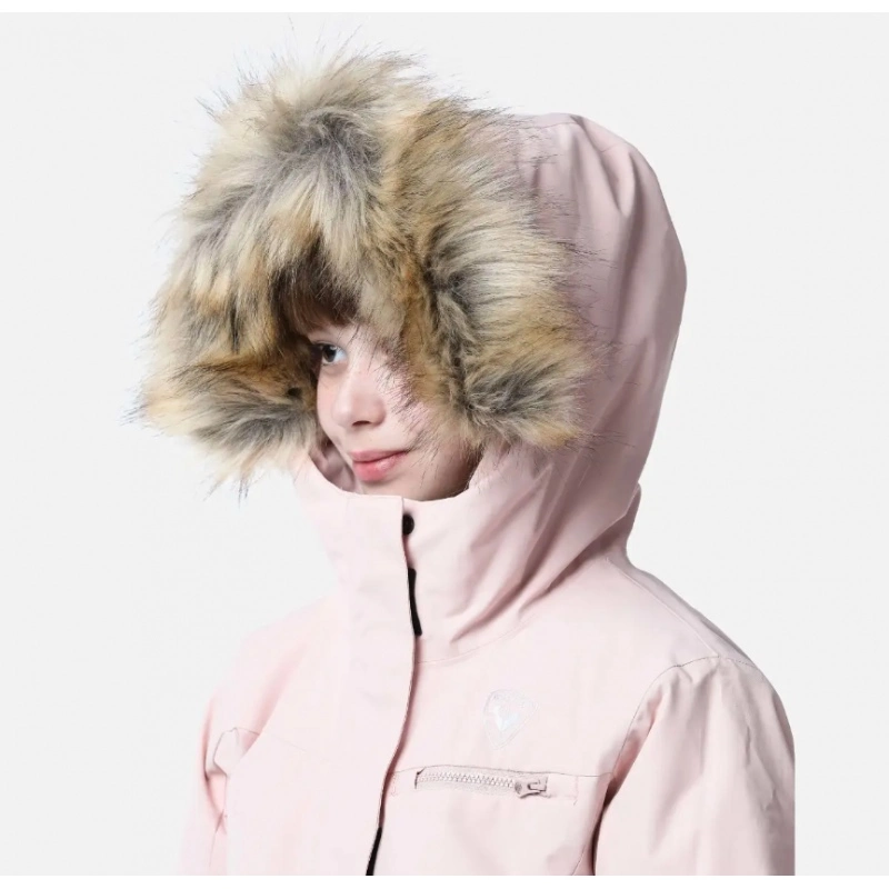Veste Rossignol GIRLS PARKA JACKET Rose 8 Veste Rossignol GIRLS PARKA JACKET Rose – Image 6