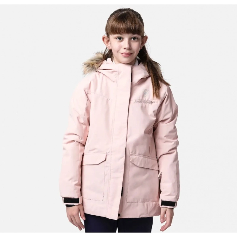 Veste Rossignol GIRLS PARKA JACKET Rose 3 Veste Rossignol GIRLS PARKA JACKET Rose