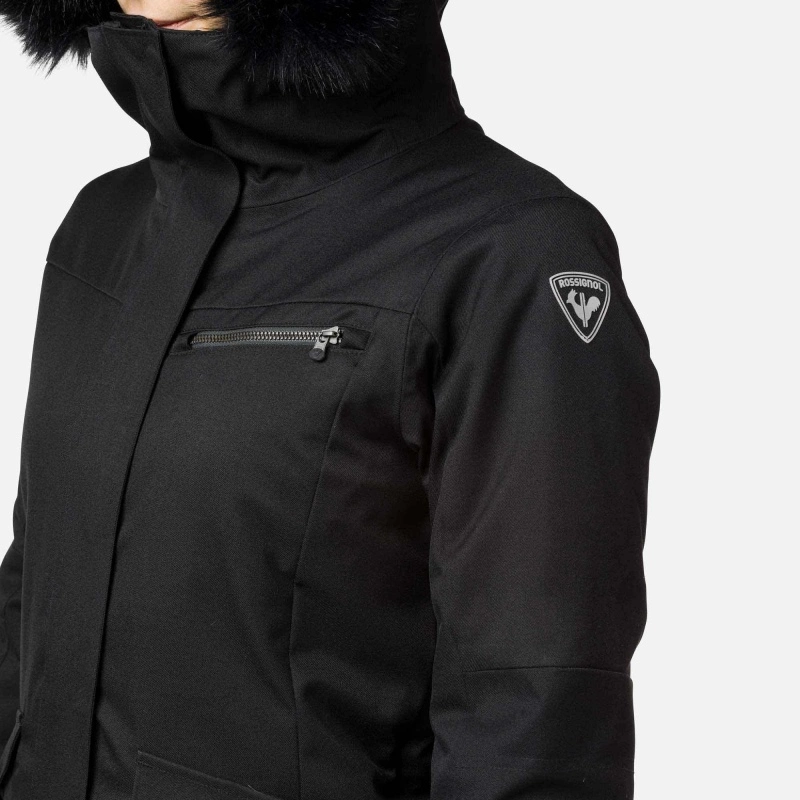 Veste Rossignol W PARKA JKT Black 4 Veste Rossignol W PARKA JKT Black – Image 2