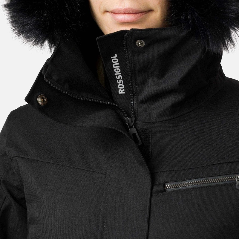 Veste Rossignol W PARKA JKT Black 5 Veste Rossignol W PARKA JKT Black – Image 3