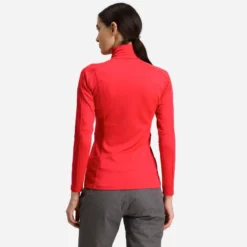 Sous-pull Femme Rossignol W CLASSIQUE 1/2 ZIP Rouge -Rossignol Vente w classique 1 2 zip 1