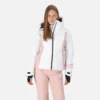 Veste De Ski Rossignol W Courbe Optic Blanc -Rossignol Vente w courbe optic jkt